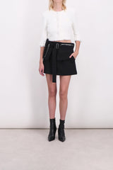 Utility mini skirt