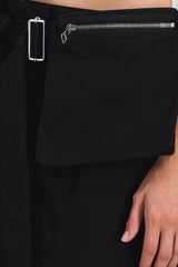 Utility mini skirt