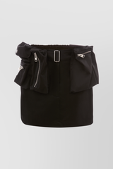 Utility mini skirt