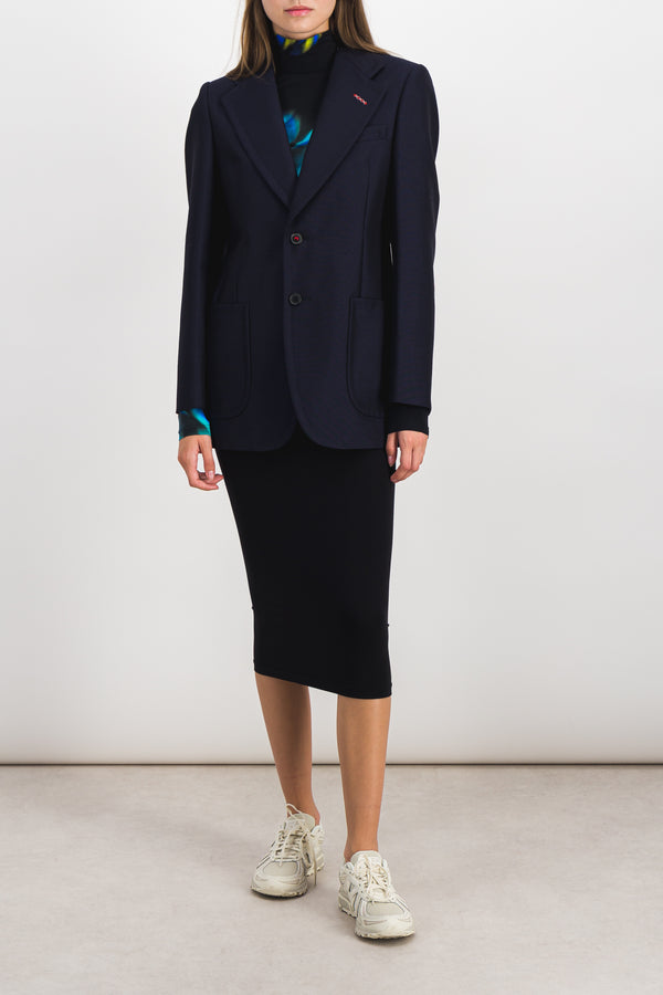 Icons v-neck wool blazer
