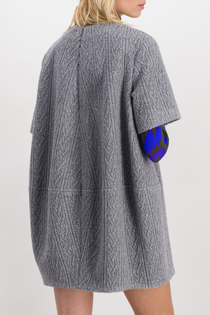 Nina Ricci - Jersey jacquard cocoon mini dress