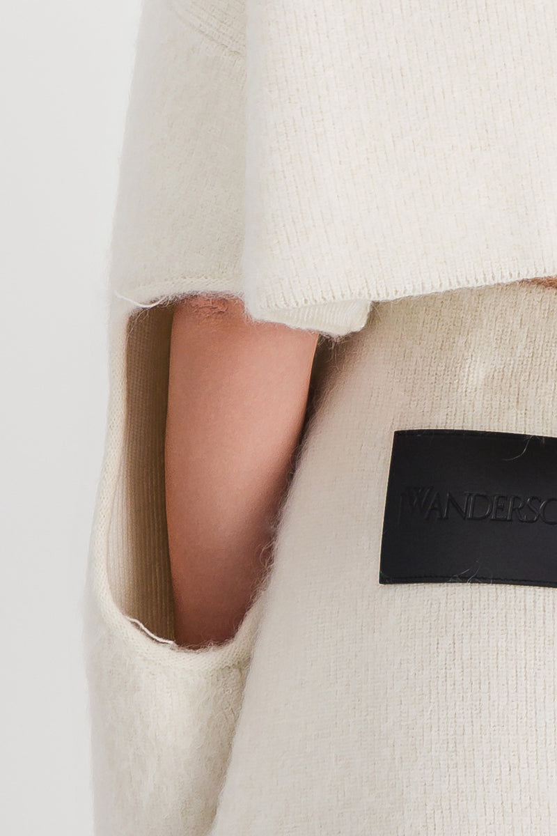 JW Anderson - Cropped high neck collar sweater
