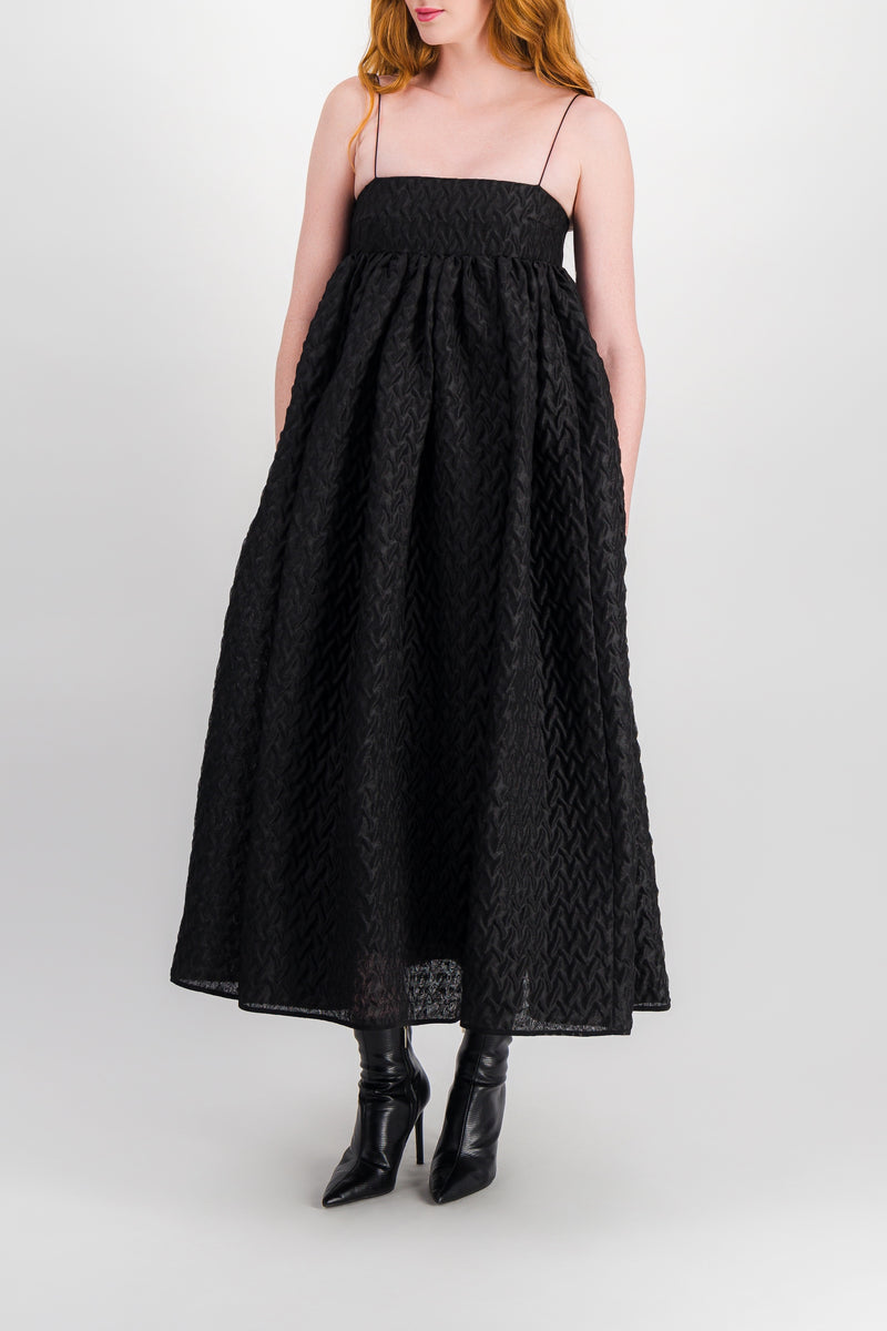 Cecilie Bahnsen - Voluminous strap midi dress