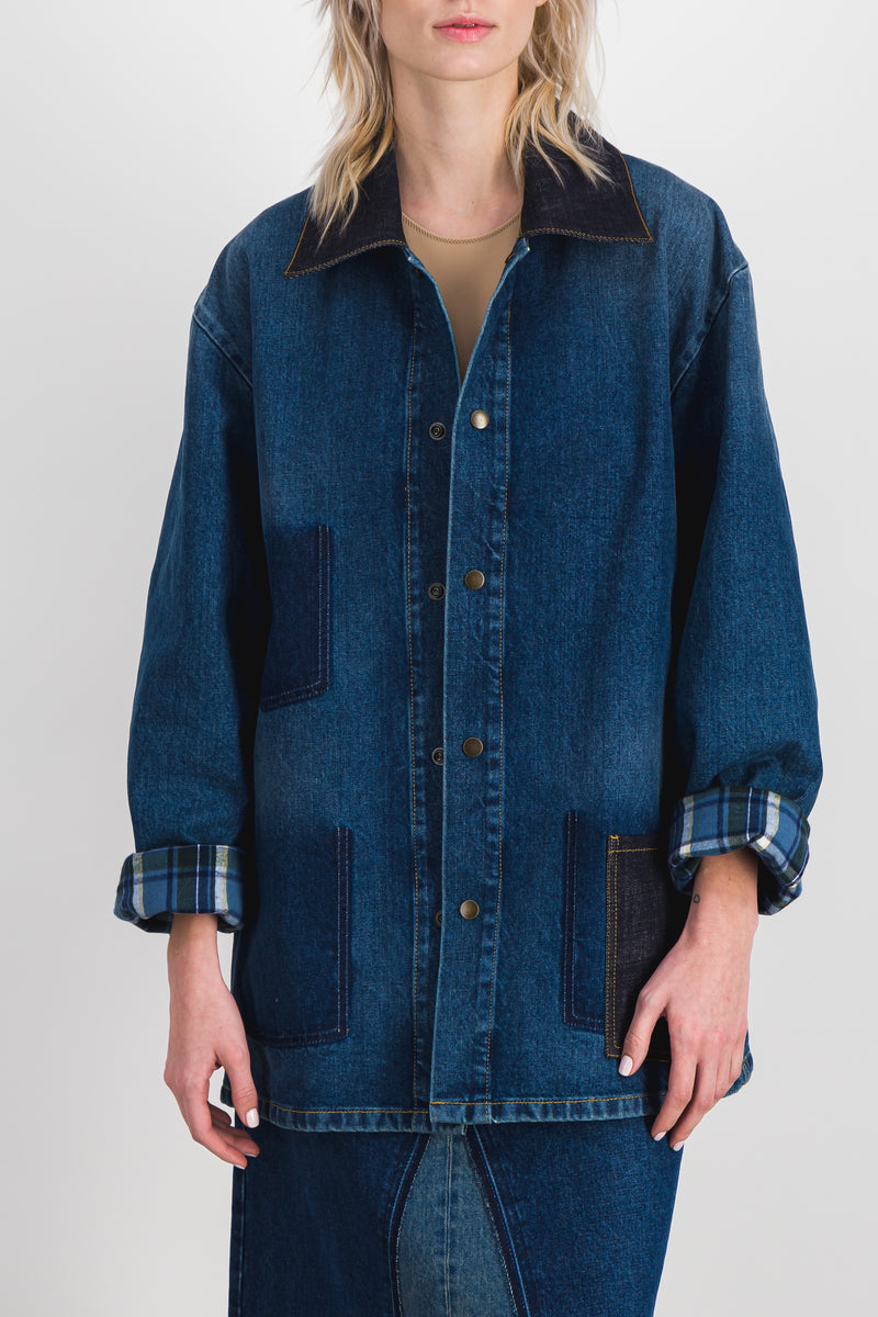Maison Margiela - Combo denim boxy jacket