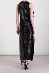 Sequin maxi evening dress