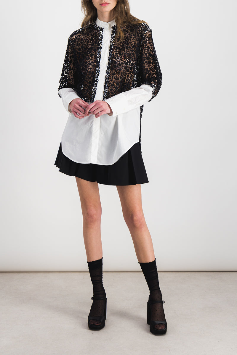 JW Anderson - Lace insert oversize shirt