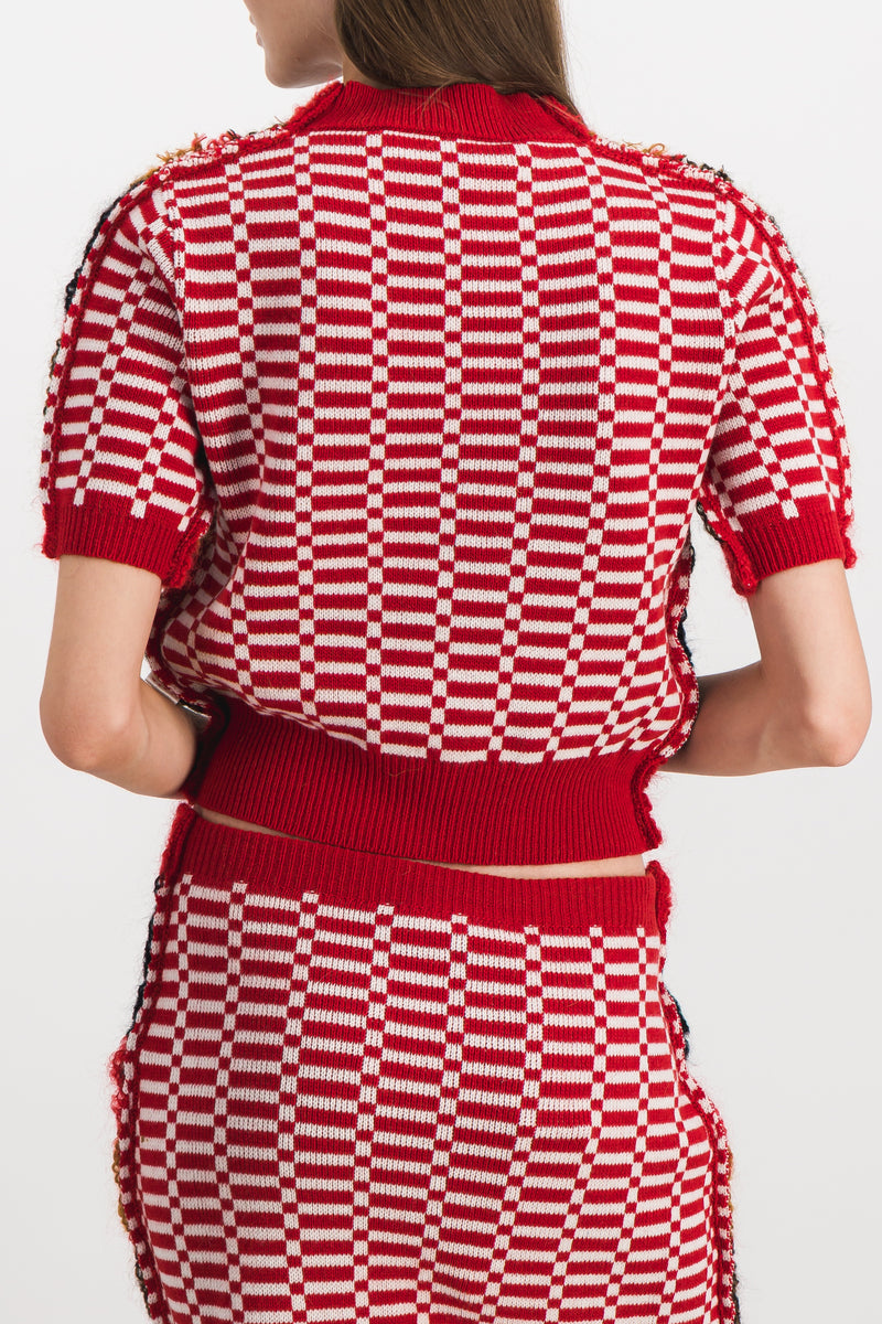 Marni - Cropped crewneck mohair-wool blend sweater