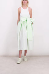 Tulip midi skirt with wrap detail